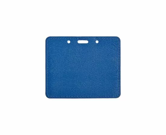 632973 - Бейдж горизонт. 90х54, синий металлик, PU, Т-814Н (5)