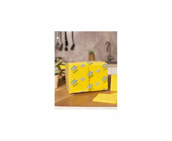 701175 - Салфетки бумажные 400шт. желтые (24х24см) 1сл., Luscan Profi Pack 476878 (5)