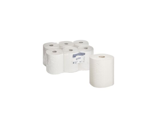 701162 - Полотенца бумажные д/дисп. Luscan Professional 2сл. бел цел 6рул./уп. 150м 613119 (3)