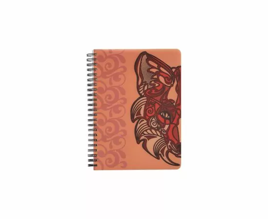 701473 - Тетрадь №1 School Лиса 96л., пластиковая обл., запечат.лист, пружина 810171 (2)