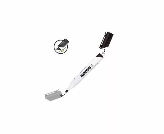 701024 - Маркер по бумаге (д/флипчартов)  XF1 зеленый 21305 Kores 738387 (7)