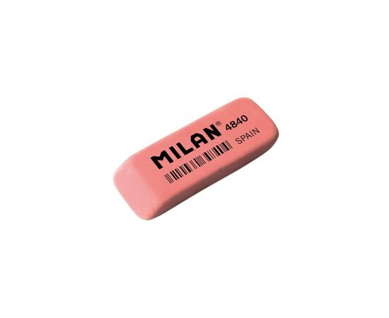 701268 - Ластик каучук. Milan 4840, скошенной формы, розовый арт. 973205 (2)