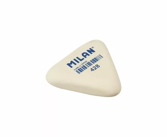 701267 - Ластик каучук. Milan 428, треугольный, белый арт.  973228 (3)