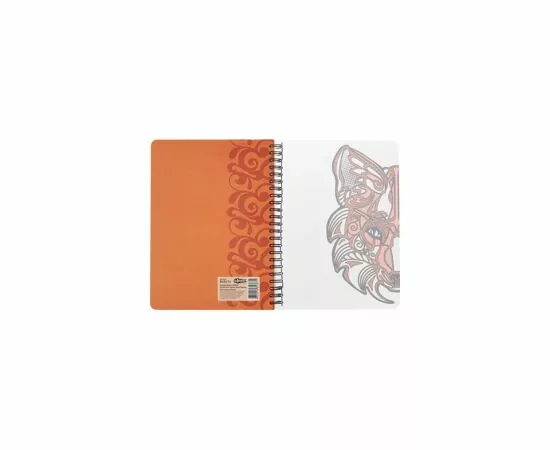 701473 - Тетрадь №1 School Лиса 96л., пластиковая обл., запечат.лист, пружина 810171 (9)