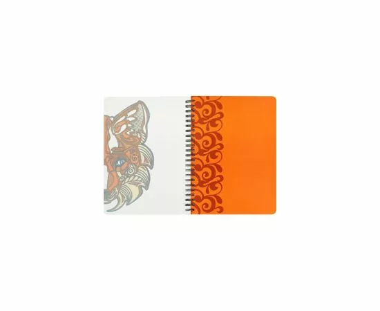 701473 - Тетрадь №1 School Лиса 96л., пластиковая обл., запечат.лист, пружина 810171 (4)