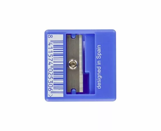 701331 - Точилка Milan AFILA, 1 отверстие, пластик, цвет в ассорт. 2,7х2,7х1,3 арт.  973153 (5)