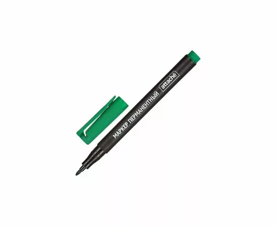 702064 - Маркер перманентный Attache зеленый 1 мм. 867262 (2)