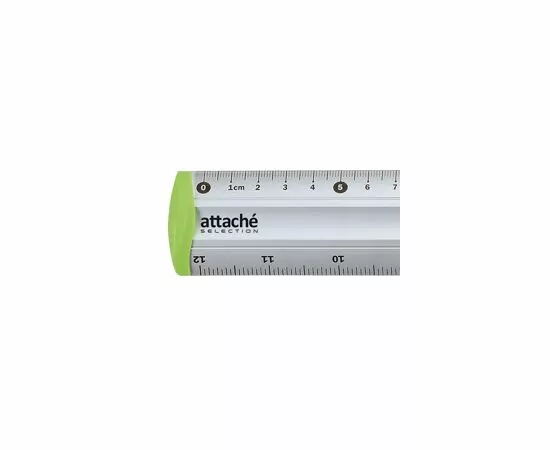 702038 - Линейка 30см Attache Selection aluminium с держателем зеленый 726997 (4)