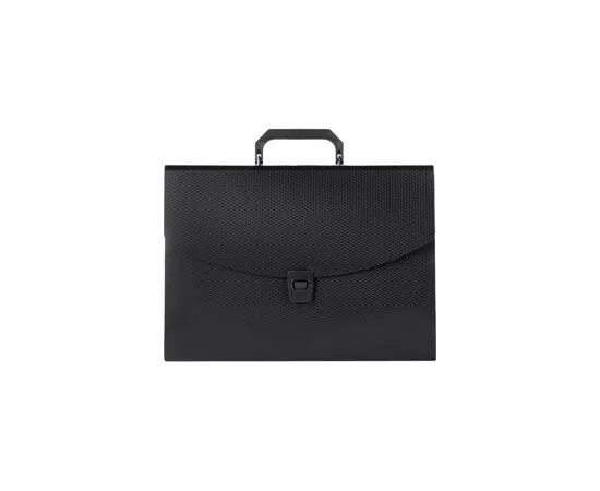 701980 - Портфель 6 отдел. A4 пластик 0.7мм чёрный 993214 (3)