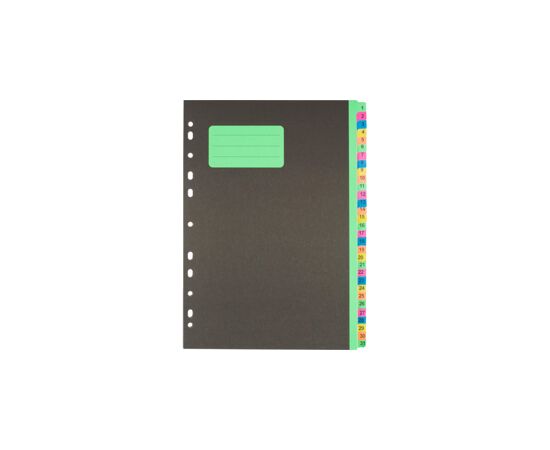 701993 - Разделитель листов с индексами Attache , А4,цифровой 1-31 , картон 731970 (4)