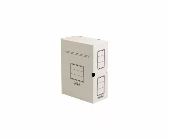 701837 - Короб архивный белый Attache 100мм гофрокартон, 5 шт.уп 809772 (2)