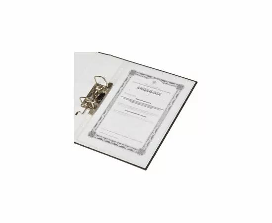 701932 - Папка регистратор без мет.уг Attache Economy_50мм мрамор ч/б, в уп.10шт 855778 (9)