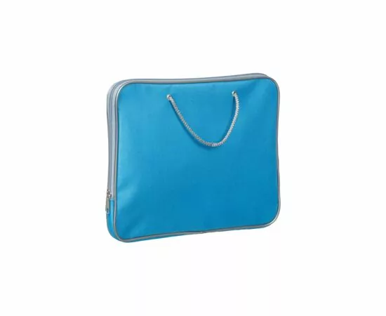 701981 - Папка на молнии с ручками офисн. А4 Attache F.L.голубой, нейлон 739830 (4)