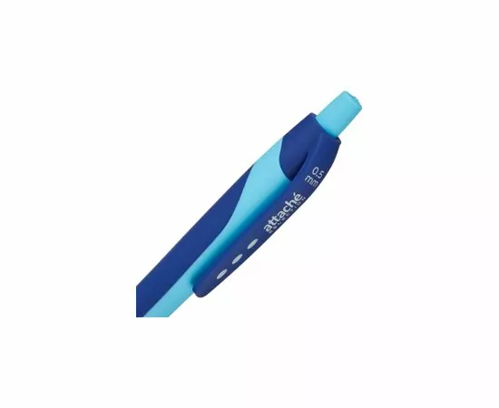 702140 - Ручка шарик. Attache Selection Sporty Color Zone голуб.корп,синий 0,5мм 737062 (5)