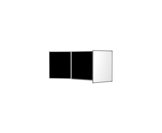 702469 - Доска магнитно-меловая Доска магнитно-комбинированная меловая 3-эл.100x300 см(2-створч)черный(бел) 8 (3)