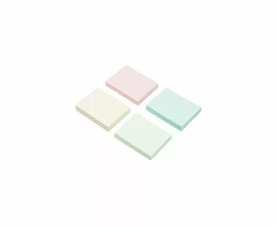 702179 - Блок-кубик Attache с клеев. краем 38x51 комплект 4 цвета 100л. 720196 (4)
