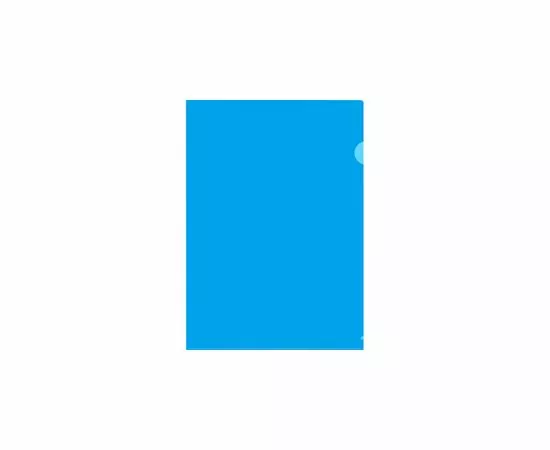 753635 - Папка уголок 150 мкмЭлементари, синий 20шт/уп Россия 1026498 (2)