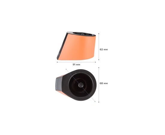 702382 - Скрепочница магнитная Attache Selection, цвет черный/оранжевый 809694 (6)