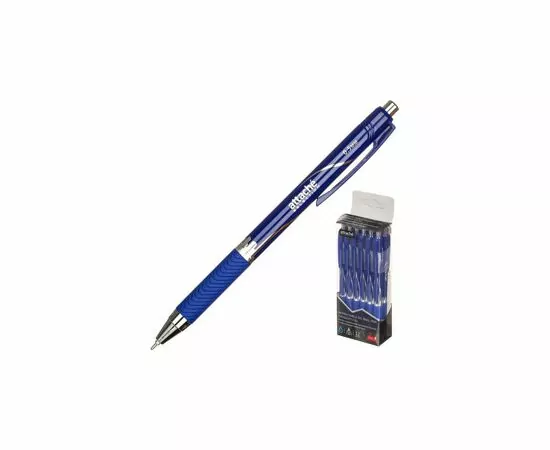 702145 - Ручка шарик. Attache Sellection Megaoffice 0,7мм син, масл. чернила, авт 803424 (4)
