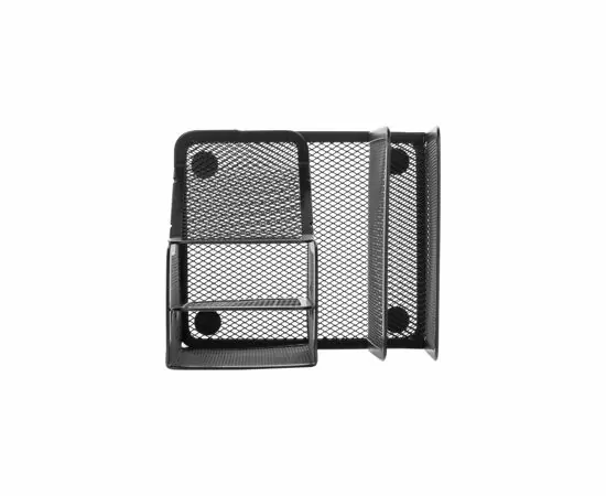 702331 - Подставка Attache 4х секц. для ручек,писем,мет.сетка,145х130х128мм чёрная 688773 (5)