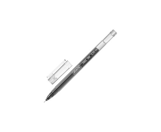 754110 - Ручка гелевая Attache Free ink, 0,35мм, черный, неавт, б/манж. 977956 (3)