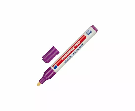 753927 - Маркер для стеклянных досок EDDING E-90/008 фиол. 2-3 мм круг. наконечник 719677 (3)