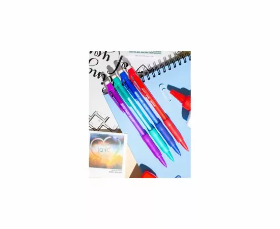 753755 - Карандаш механический Attache Splash, 0,5мм, корп.тонир.ассорти, с манжет 1098364 (5)