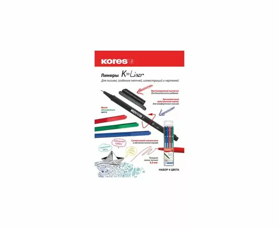 754098 - Линер KORES K Liner 0,4 мм набор 4шт. 495450 (8)