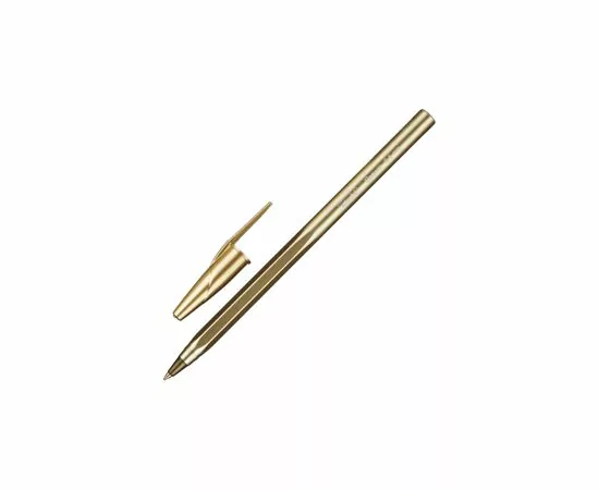 754259 - Ручка шариковая Attache Element неавт.. корпус золотой. синяя 1098098 (2)