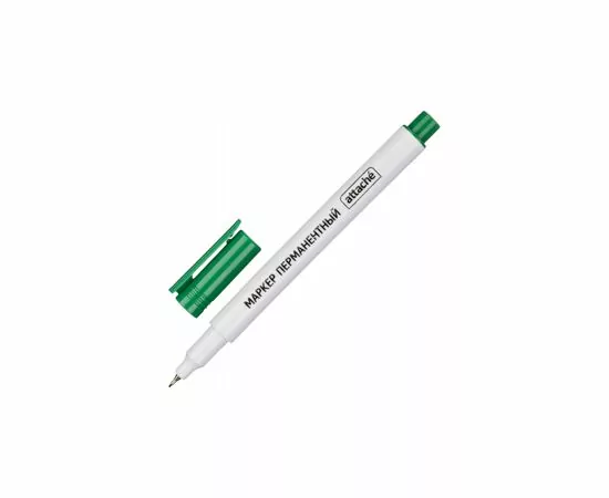 753946 - Маркер перманентный ATTACHE зелёный 0,5 мм 954121 (3)