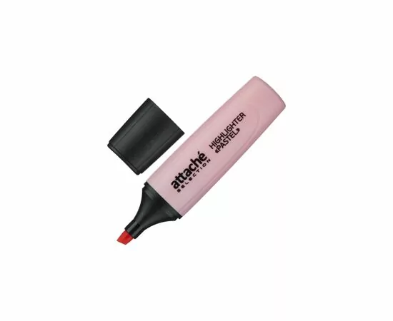 754043 - Маркер выделитель текста Attache Selection Pastel 1-5 мм розовый 958589 (2)