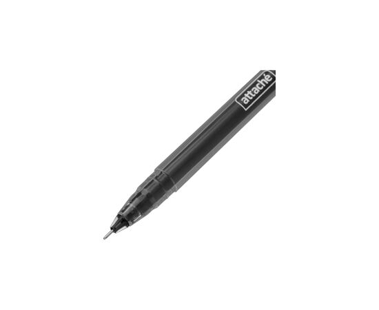 754110 - Ручка гелевая Attache Free ink, 0,35мм, черный, неавт, б/манж. 977956 (7)