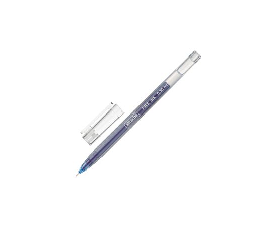 754109 - Ручка гелевая Attache Free ink, 0,35мм, синий, неавт, б/манж. 977955 (2)