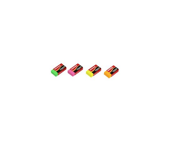 753863 - Ластик Kores цветной, 40x21x10mm в дисплей-боксе, цвет в асс 40303 1024555 (4)