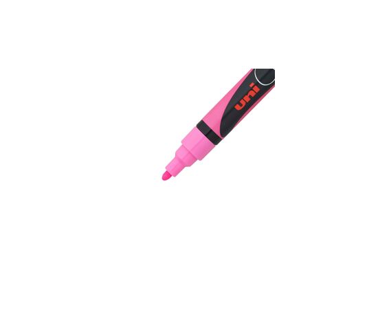 756344 - Маркер меловой UNI PWE-5M, флуоресцентно-розовый, 1.8-2.5 мм. 719207 (5)