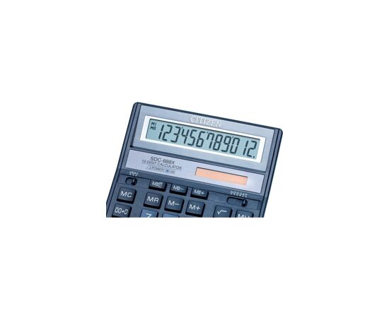 435190 - Калькулятор CITIZEN бух. SDC-888XBL,12 разр, синий (7)