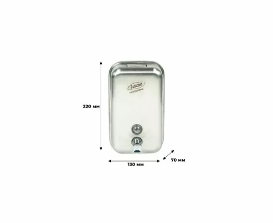 701053 - Дозатор д/жидкого мыла Luscan Professional Eco 1000 мл металл DMT1080E 997969 (4)