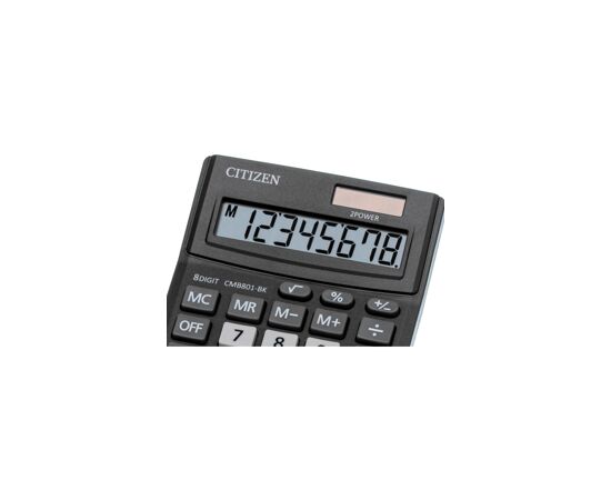 632936 - Калькулятор настольный CITIZEN Correct SD-208/CMB801BK, 8 разр, черн. (7)