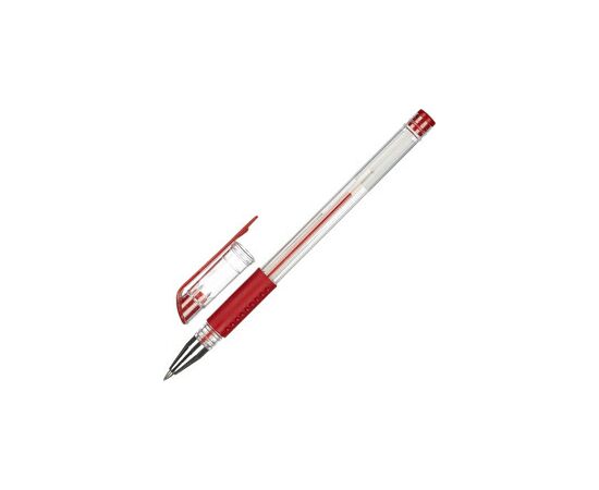 702100 - Ручка гелевая Attache Economy красный стерж., 0,5мм, манжетка 901704 (5)