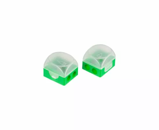 702155 - Точилка Attache на 2 отв. с контейнером, цв.зеленый, (138709) 2 шт. 919748 (2)