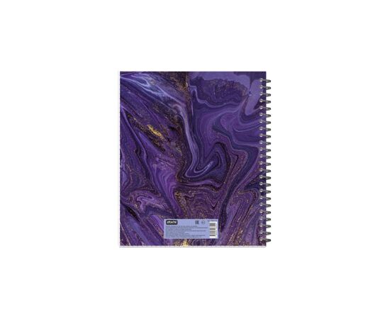 752821 - Бизнес-тетрадь А5,96л,кл,греб,ламин.обл. Attache Selection Fluid Фиолетовый Арт.1061712 (7)