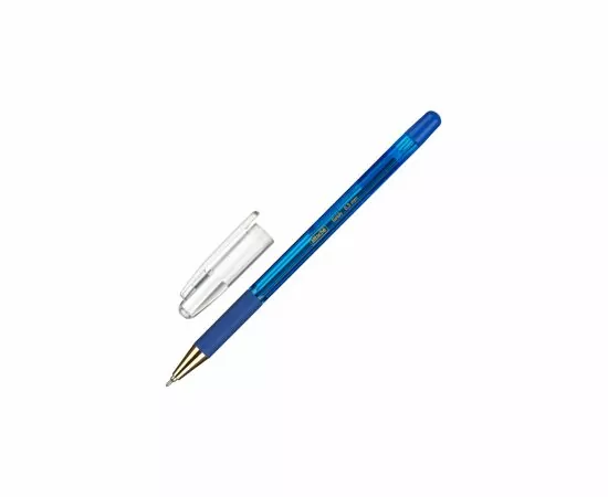 754269 - Ручка шариковая Attache Goldy, 0,3мм, синий, маслян.,неавт., с манж. 977959 (2)