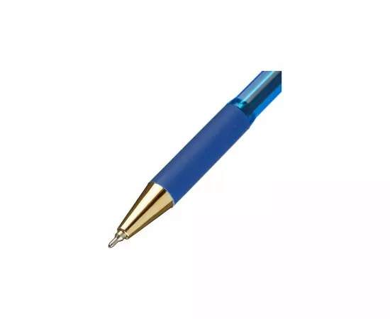 754269 - Ручка шариковая Attache Goldy, 0,3мм, синий, маслян.,неавт., с манж. 977959 (6)