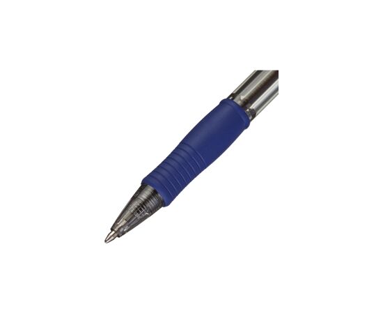 754319 - Ручка шариковая PILOT BPGP-10R-M-L авт.резин.манжет.синяя 0,25мм 926663 (5)