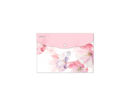 753585 - Папка конверт на кнопке А4, 180мкм, Flower Dreams ассорти, 6 шт.уп. 1056322 (4)
