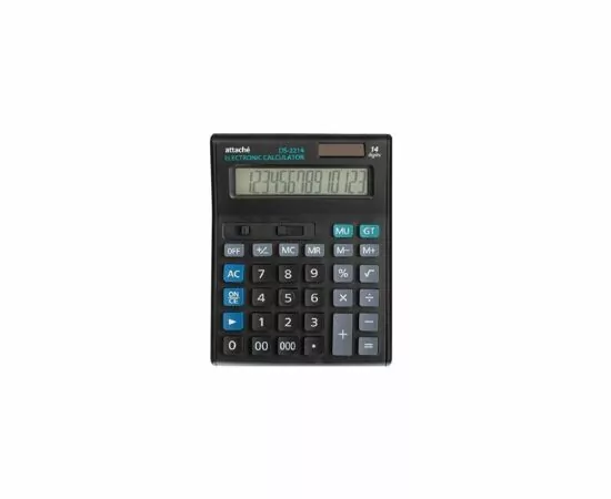 753222 - Калькулятор настольный Калькулятор ПОЛНОРАЗМЕРНЫЙ настольный Attache Economy 14 разр., чёрный 974206 (3)