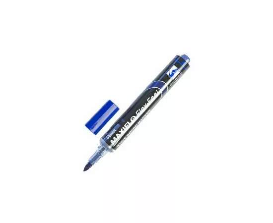 753909 - Маркер для досок Pentel Maxiflo Flex-Feel гибкий након., синий, 1.0-5.0мм 839615 (3)