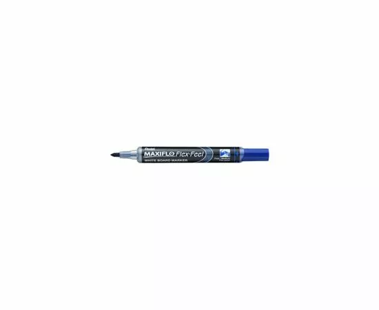 753909 - Маркер для досок Pentel Maxiflo Flex-Feel гибкий након., синий, 1.0-5.0мм 839615 (5)