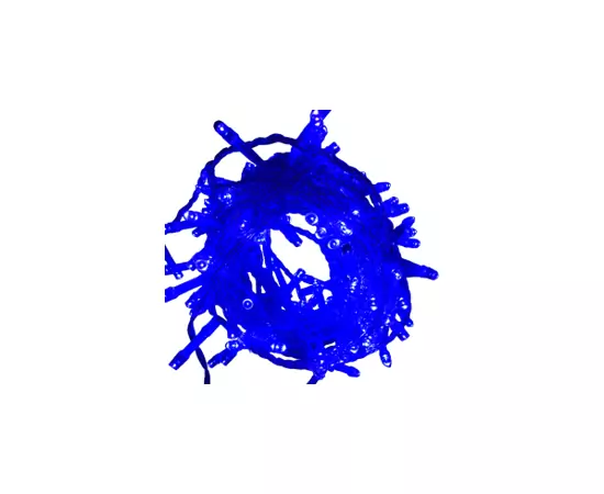 761074 - Ecola гирлянда-нить ул. 200LED Синяя, 15м, 8 реж., прозр.провод с вилкой 220V IP44 N4YB15ELC (2)