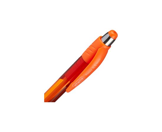 567051 - Ручка шарик. Attache Happy,оранжевый корпус,цвет чернил-синий 389746 (6)